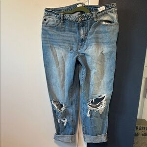 KanCan Light Blue Distressed Boyfriend Jeans